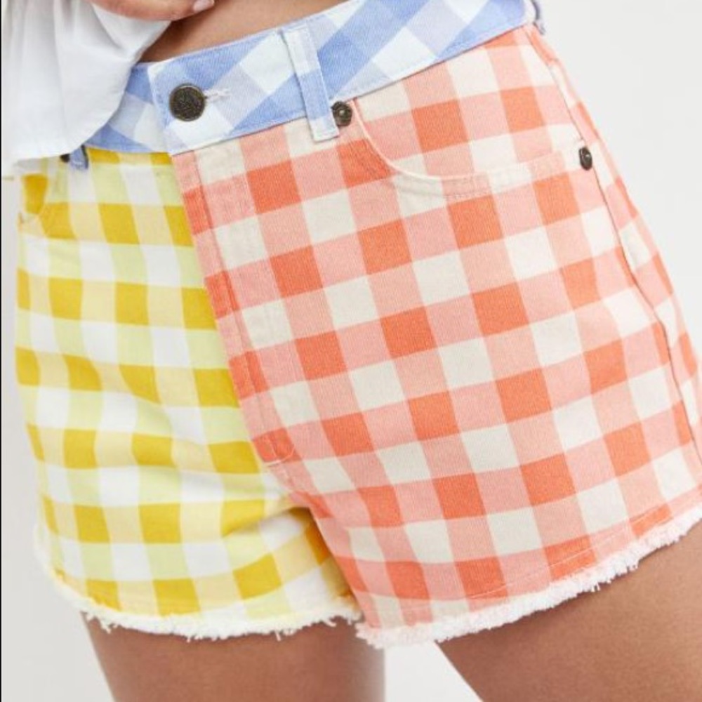 Farm rio gingham shorts in xlarge NWT